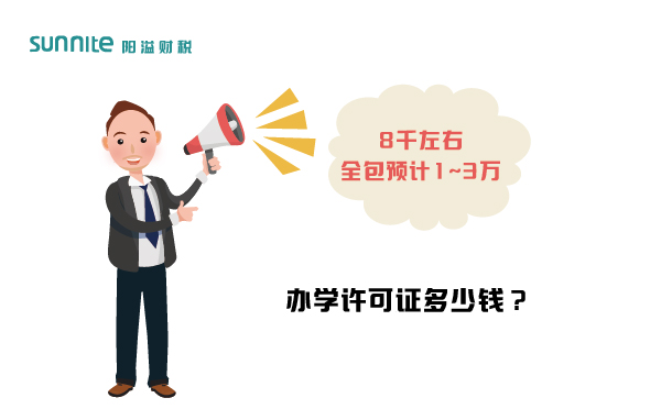 2023年8月辦學(xué)許可證多少錢？